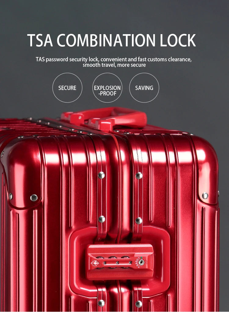 Valise Rigide Premium – Style Rimowa | Léger, Résistant & Élégant